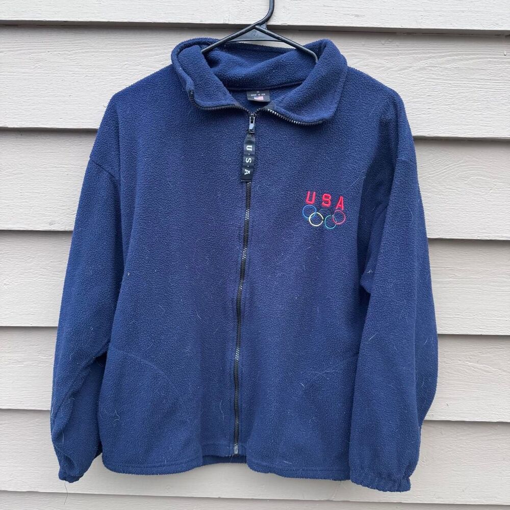 Jcpenney Men's Navy and Blue Jacket